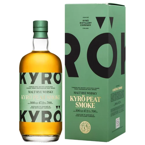 Віскі Kyro Peat Smoke Malt Rye 47,2% 0,7л
