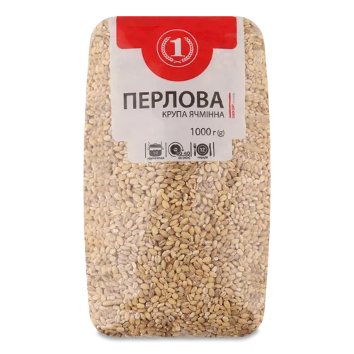 Крупа Перлова Ячмінна Вищого Ґатунку ТМ '1', 1 кг