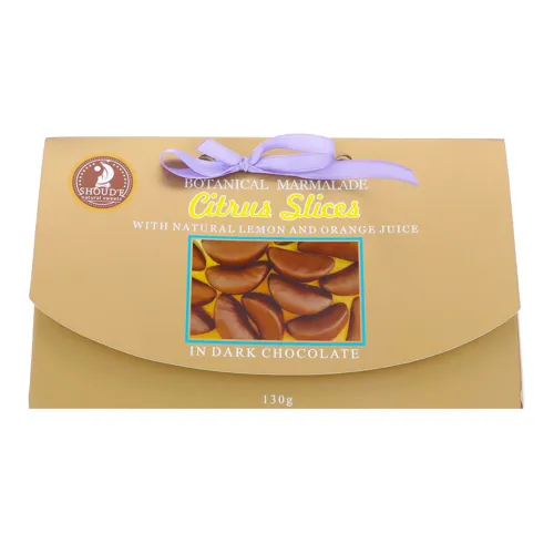 Мармелад в чорному шоколаді Цитрусові дольки Shoud'e к/у 130г