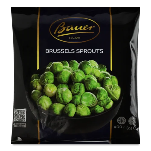 Капуста Брюсельська Швидкозаморожена, м/у 400г