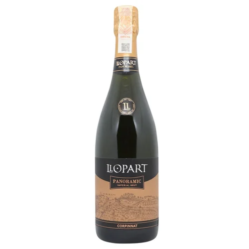Вино ігристе Llopart Panoramic Imperial Brut біле брют 11,5% 0,75л