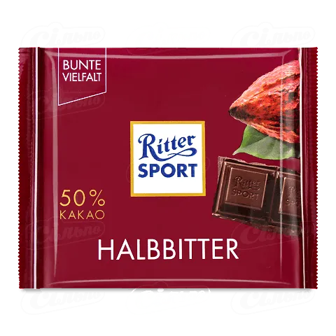 Шоколад Ritter Sport темний 50% 100г