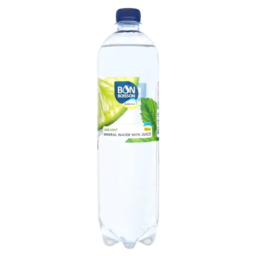 Напій безалкогольний сильногазований соковмісний Лайм-М'ята Bon Boisson 1л