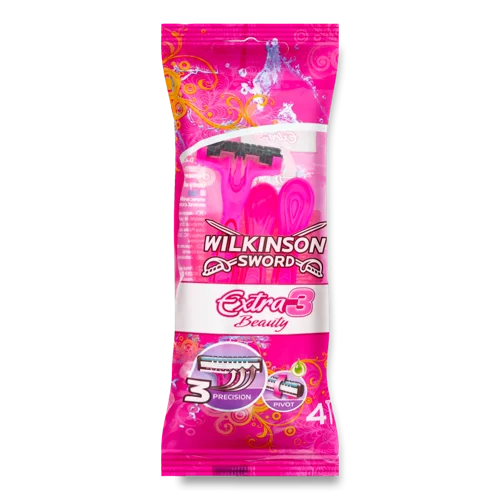 Бритва Одноразова Wilkinson Sword Beauty Extra3, 4 шт