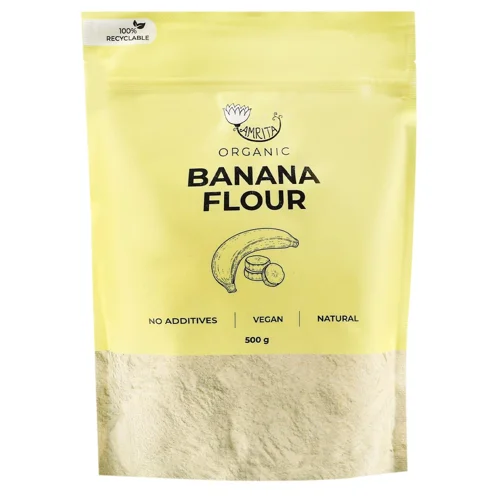 Борошно бананове Amrita органічне 500г