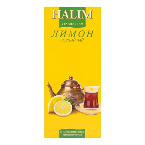 Чай чорний байховий дрібний Лимон Halim