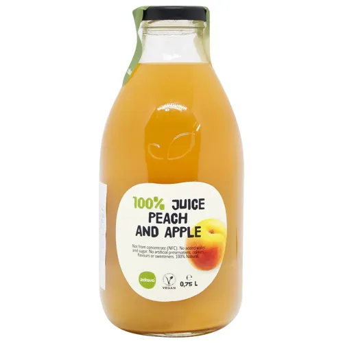 Сік Zdravo 100% Персиково-яблучний 0.75л