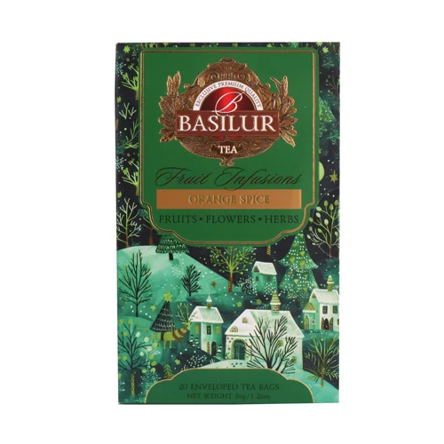 Суміш фруктово-рослинна Basilur Кориця-Апельсин 20*1,8г