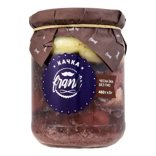 Консерви м'ясні стерилізовані Качка Frank с/б 460г