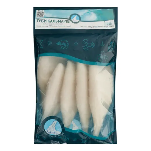 Кальмари туби очищені заморожені сирі Polar Seafood м/у 1кг