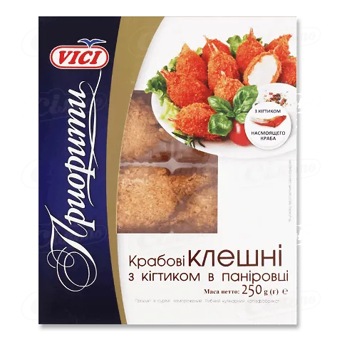Крабові клешні VICI в паніровці 260г