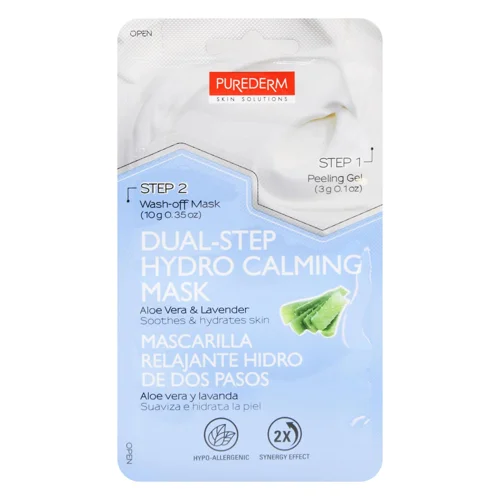 Маска+гель Purederm Алое вера і лаванда 10г+3г