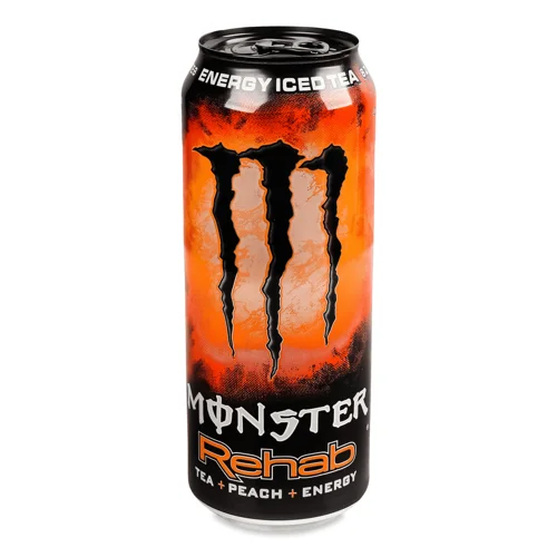 Напій енергетичний Monster Rehab чай+персик з/б 0,5л