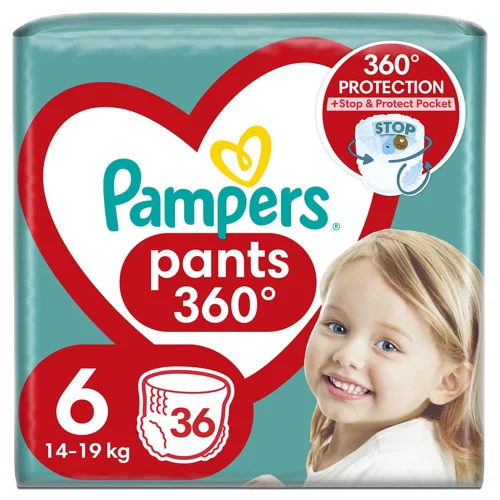 Підгузки-трусики Pampers Giant 6 13-19кг 36шт
