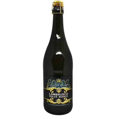 Вино ігристе Cantine Del Re Lambrusco біле 8% 0,75л