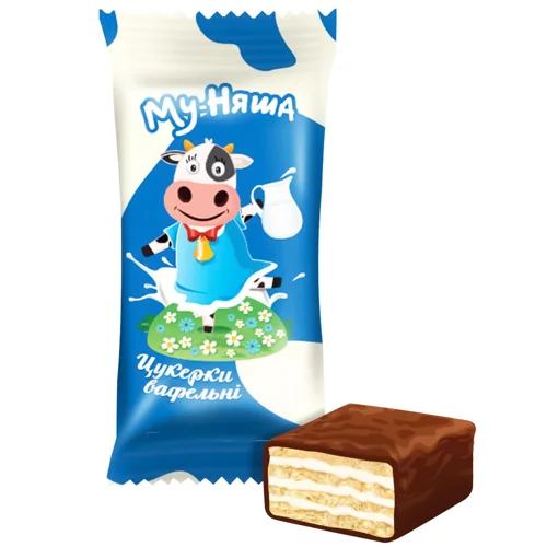 Цукерки Конд Класс Му-Няша глазуровані вафельні вагові