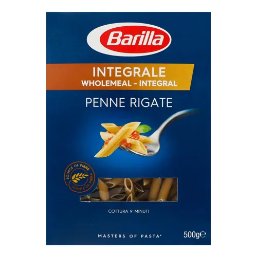 Вироби макаронні цільнозернові Penne Rigate Barilla к/у 500г