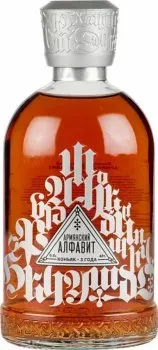 Коньяк "Армянский алфавит" 3 роки витримки 0.5л 40%