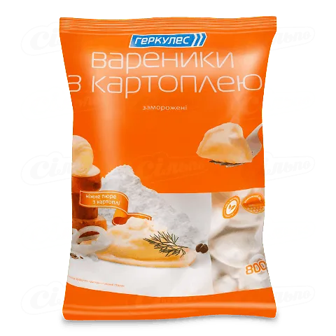 Вареники Геркулес з картоплею, 800г
