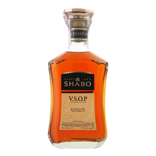 Коньяк 0.5л 40% V.S.O.P 5 зірок Shabo пл
