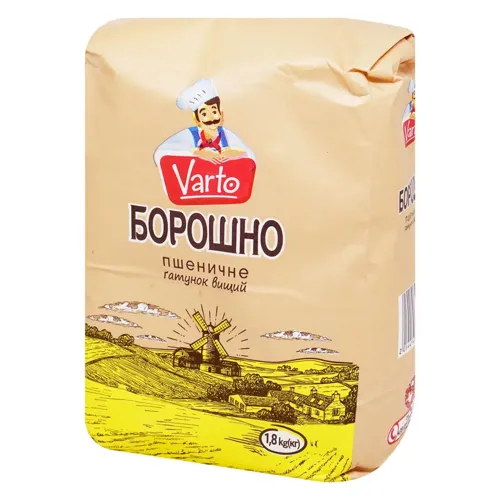 Борошно пшеничне Varto вищий гатунок 1.8 кг