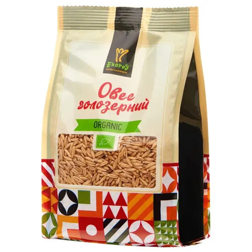 Крупа Екород Зерно вівса голозерного органічна 400г