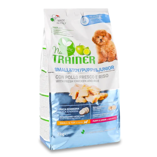 Корм Сухий Для Цуценят Дрібних Порід Повнораціонний Natural Trainer, в/к, 2 кг