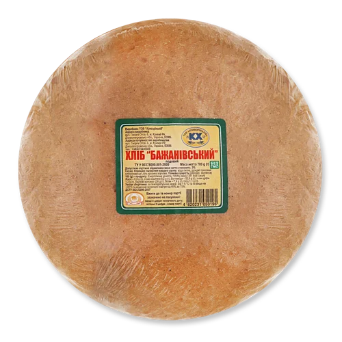 Хліб Подовий Бажанівський В/ґ, Формула Смаку, м/у 700г