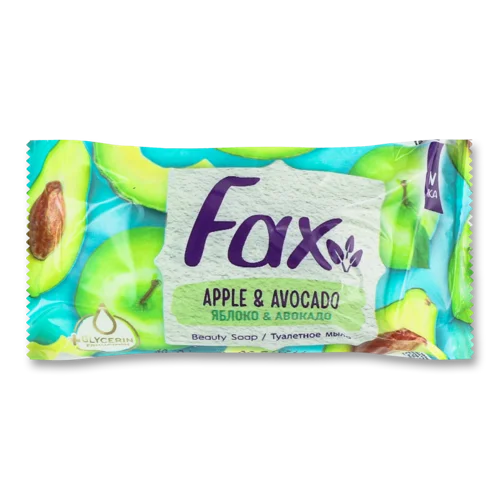 Туалетне Мило Apple & Avocado Fax, Вищий ґатунок, 60 г