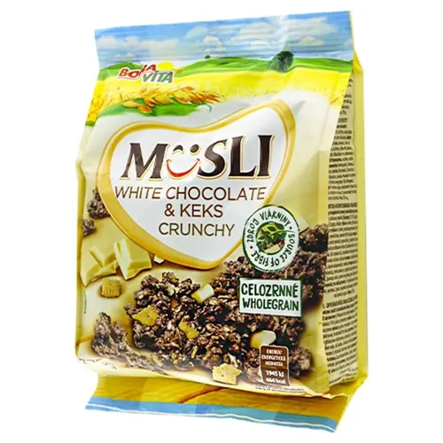 Мюслі Bona Vita з білим шоколадом та кексом 375г