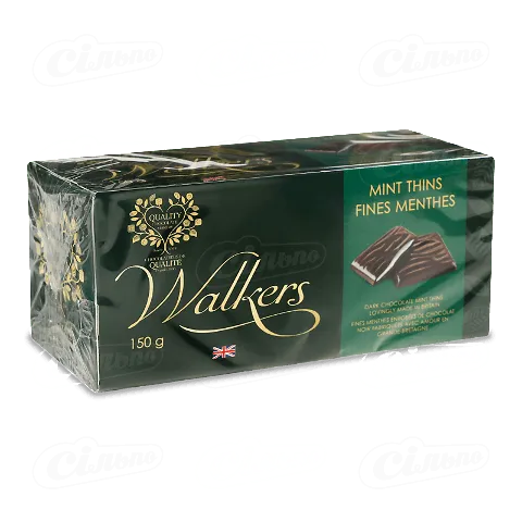 Цукерки Walkers After Dinner з м'ятним кремом, 150г