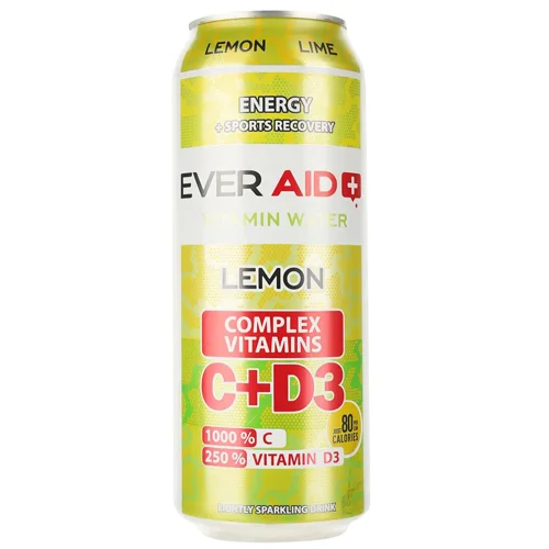 Напій газований Ever Aid Vitamin Water Лимон 0,5л