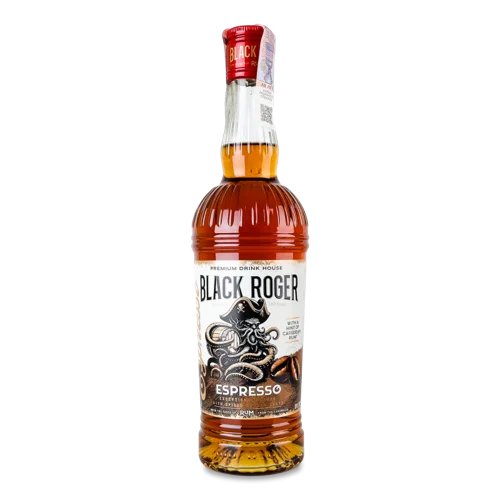 Напій Спиртний 0.5л 30% з Ромом Espresso Black Roger пл
