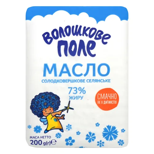 Масло 73% солодковершкове селянське Волошкове поле м/у 200г