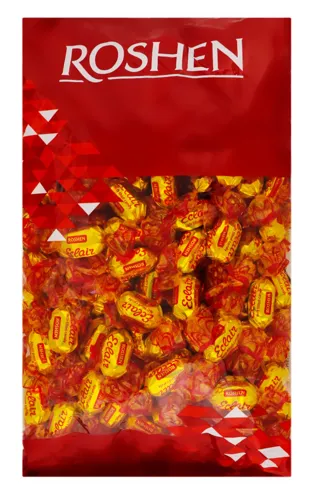 Карамель з какао-начинкою Eclair Roshen кг