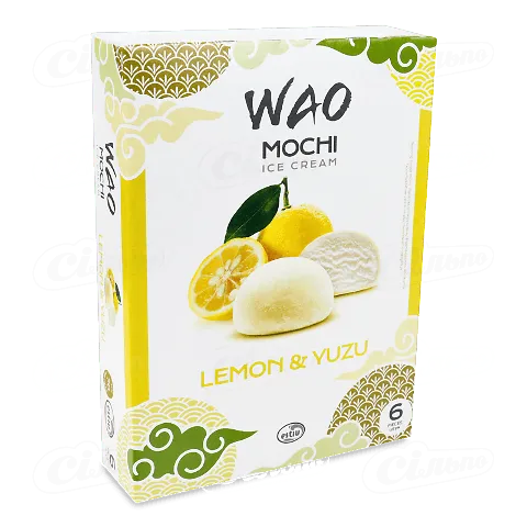 Десерт Wao Mochi з сорбетом з лимона та юзу, 210г