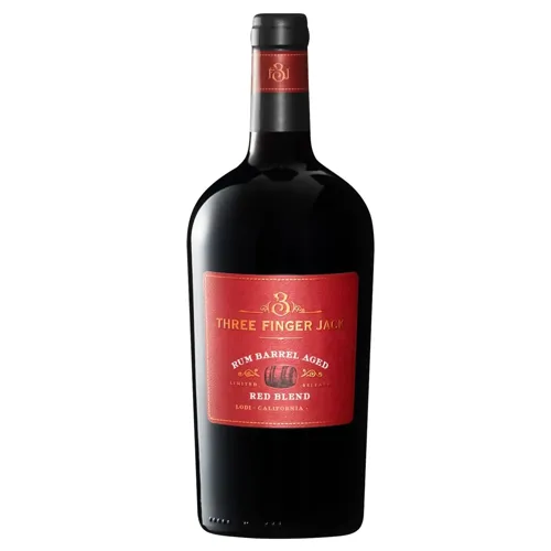 Вино Three Finger Jack Rum Barrel Aged червоне сухе 14,5% 0,75л