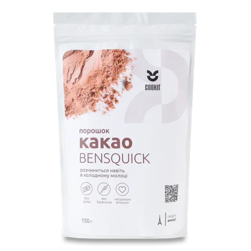 Какао Порошок Вищого Ґатунку Bensquick, К/У, 150г