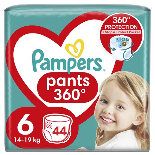 Підгузки-трусики Pampers Giant 6 13-19кг 44шт