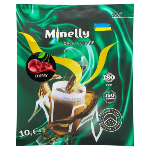 Кава Minelly Вишня ароматизована дріп-пакет 10г х10