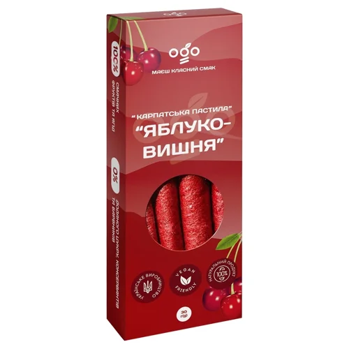 Пастила Ogo Карпатська Яблуко-вишня 30г