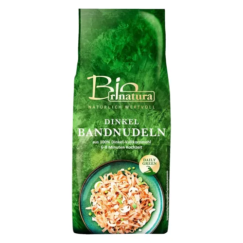 Локшина Rinatura Spelt Ribbon Noodles органічна 250г