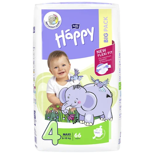 Підгузки Bella Baby Happy Maxi 4 8-18кг 66шт