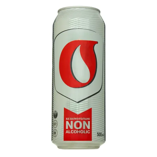 Пиво спеціальне 0.5л 0.5% світле пастеризоване 0 нефільтроване Оболонь