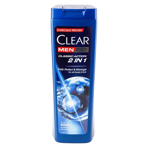 Шампунь Clear Men Classic Action 2 in 1 проти лупи 360мл