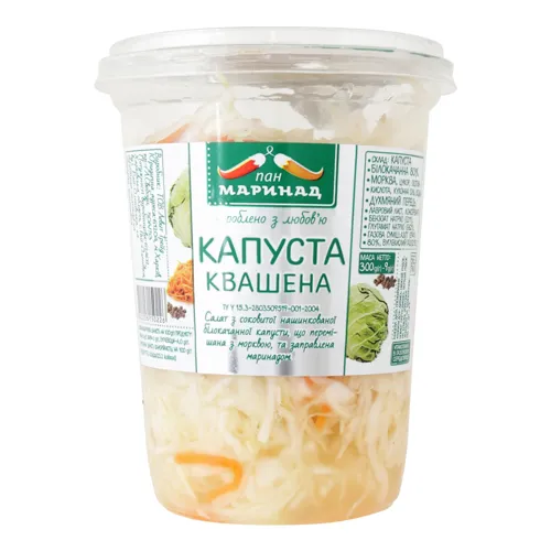 Капуста квашена Пан маринад ст 300г