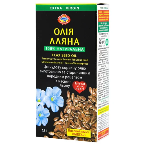 Олія лляна Golden Kings of Ukraine екстра вірджин 100мл