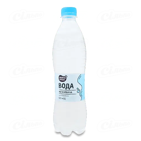 Вода питна «Повна Чаша»® негазована «Ерлан», 0,5л