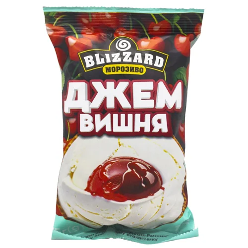 Морозиво Blizzard Джем-вишня 75г