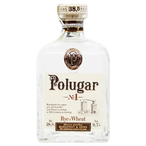 Горілка Polugar N1 Жито та Пшениця 38,5% 0,7л